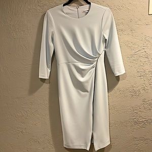Women’s Calvin Klein Ruched Zipper Sheath Dress